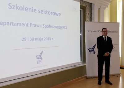 Warsztaty sektorowe Departamentu Prawa Społecznego
