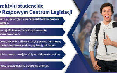 Ruszył nabór na praktyki studenckie „Wakacje z legislacją”!