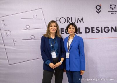 Anna Markowska i Ewa Walewska na konferencji Legal Design Forum 5