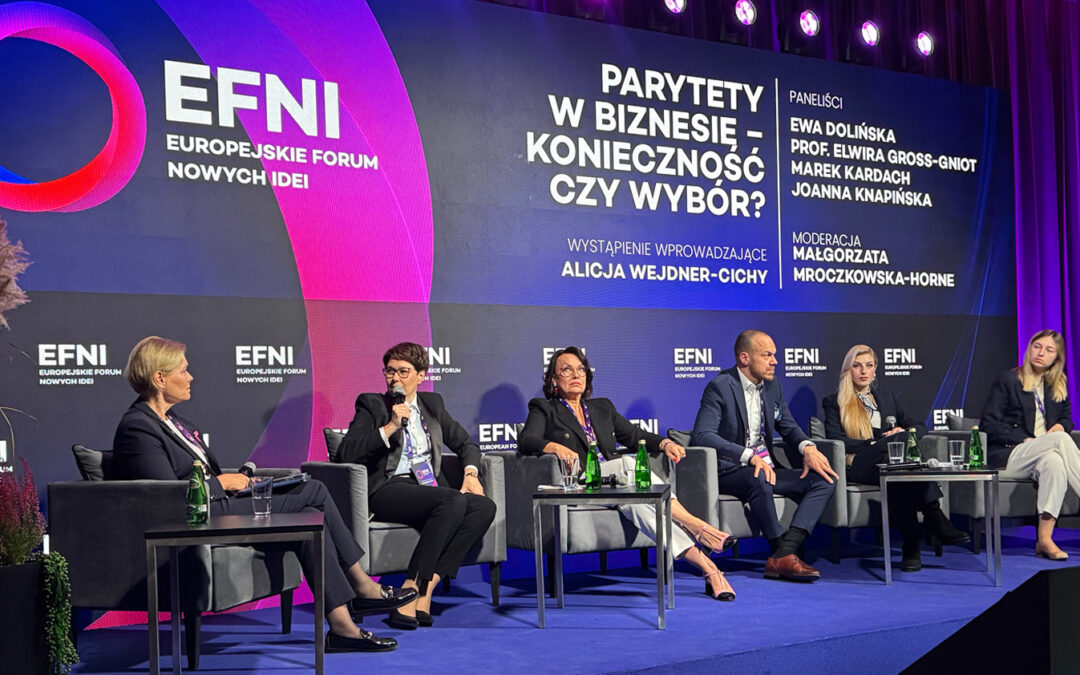 Prezes Rządowego Centrum Legislacji prelegentką podczas Europejskiego Forum Nowych Idei (EFNI)
