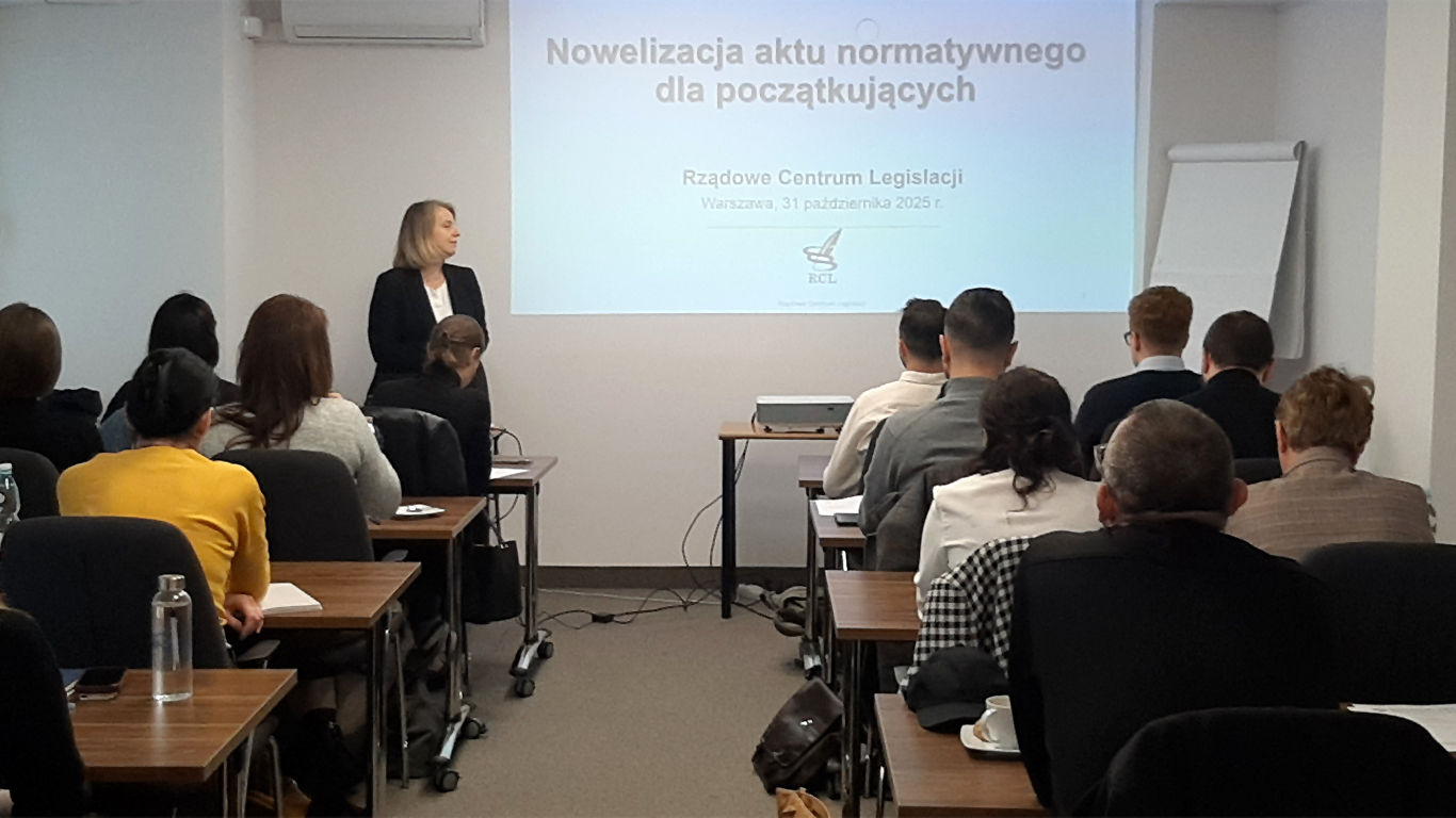 Warsztaty legislacyjne „Nowelizacja aktu normatywnego”