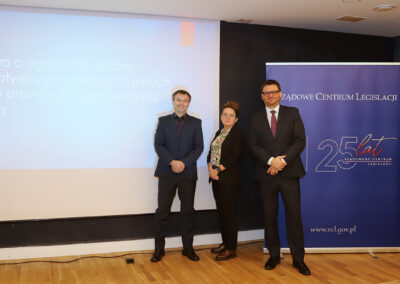 Spotkanie z przedstawicielami Kancelarii Sejmu, Kancelarii Senatu i Kancelarii Prezesa Rady Ministrów.