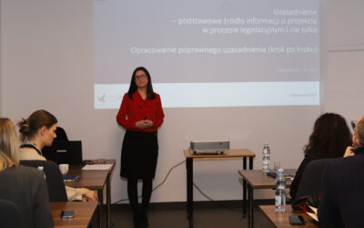 Warsztaty legislacyjne: Jak poprawnie opracować uzasadnienie projektu aktu normatywnego