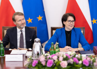 Joanna Knapińska, Prezes Rządowego Centrum Legislacji, Sekretarz Rady Ministrów i Piotr Ołdak - Wiceprezes Rządowego Centrum Legislacji
